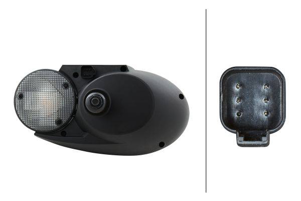 HELLA 1EB 996 167-177 Halogen-Hauptscheinwerfer - Combi 120 - 12/24V - Referenzzahl: 12.5 - Anbau/Ei