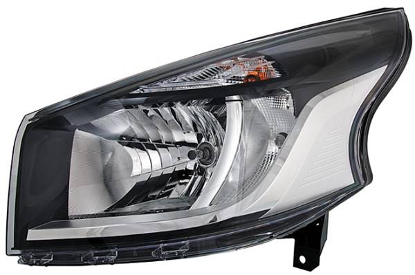 HELLA 1LE 011 410-441 FF/Halogen-Hauptscheinwerfer - rechts - für u.a. Renault Trafic III Box (Fg_)