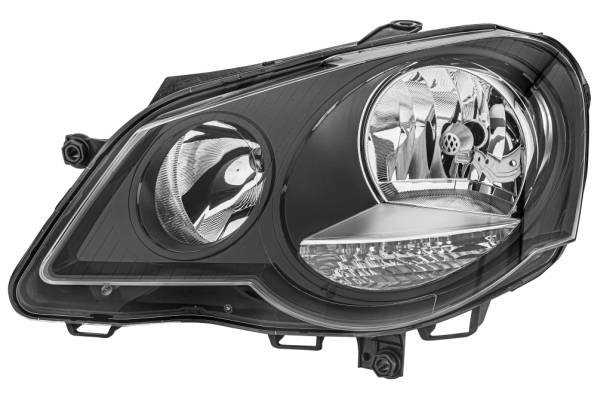 HELLA 1EE 247 019-211 FF/Halogen-Hauptscheinwerfer - links - für u.a. VW Polo (9N_)