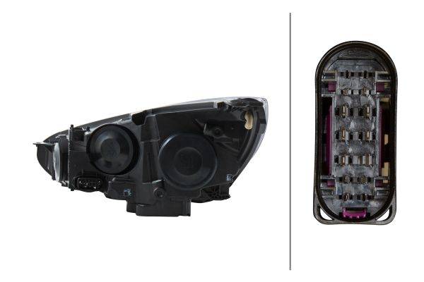 HELLA 1EE 354 827-021 Glühlampe-Hauptscheinwerfer - rechts - für u.a. Ford Focus Iii