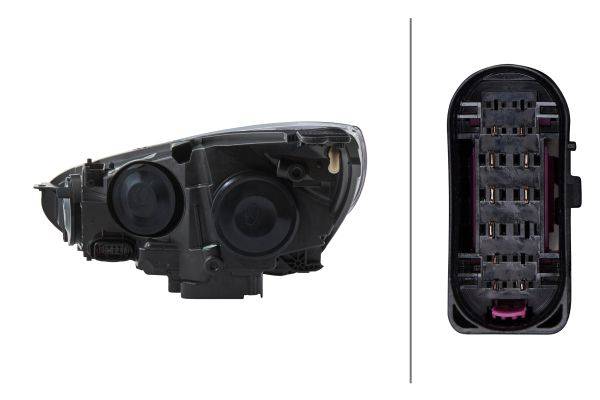 HELLA 1EE 354 827-061 Glühlampe-Hauptscheinwerfer - rechts - für u.a. Ford Focus Iii