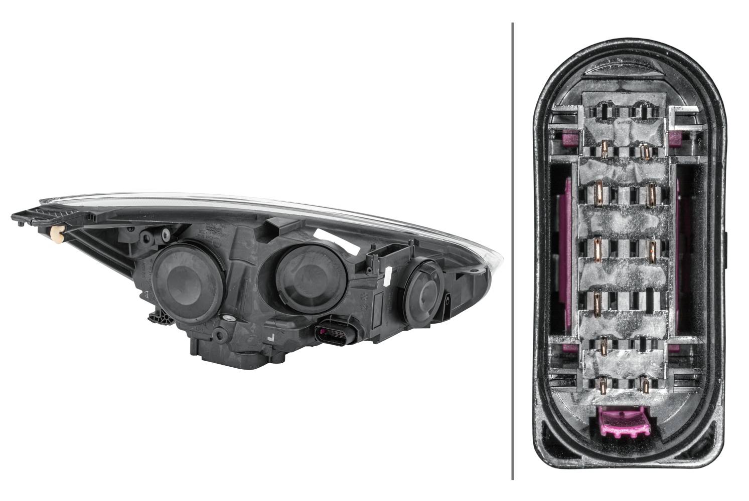 HELLA 1EE 354 827-111 Glühlampe-Hauptscheinwerfer - links - für u.a. Ford Focus Iii