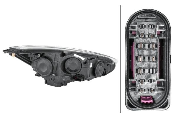 HELLA 1EE 354 827-111 Glühlampe-Hauptscheinwerfer - links - für u.a. Ford Focus Iii