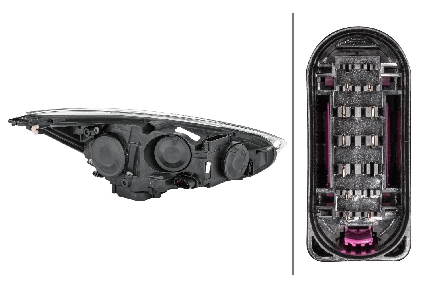 HELLA 1EE 354 827-151 Glühlampe-Hauptscheinwerfer - links - für u.a. Ford Focus Iii
