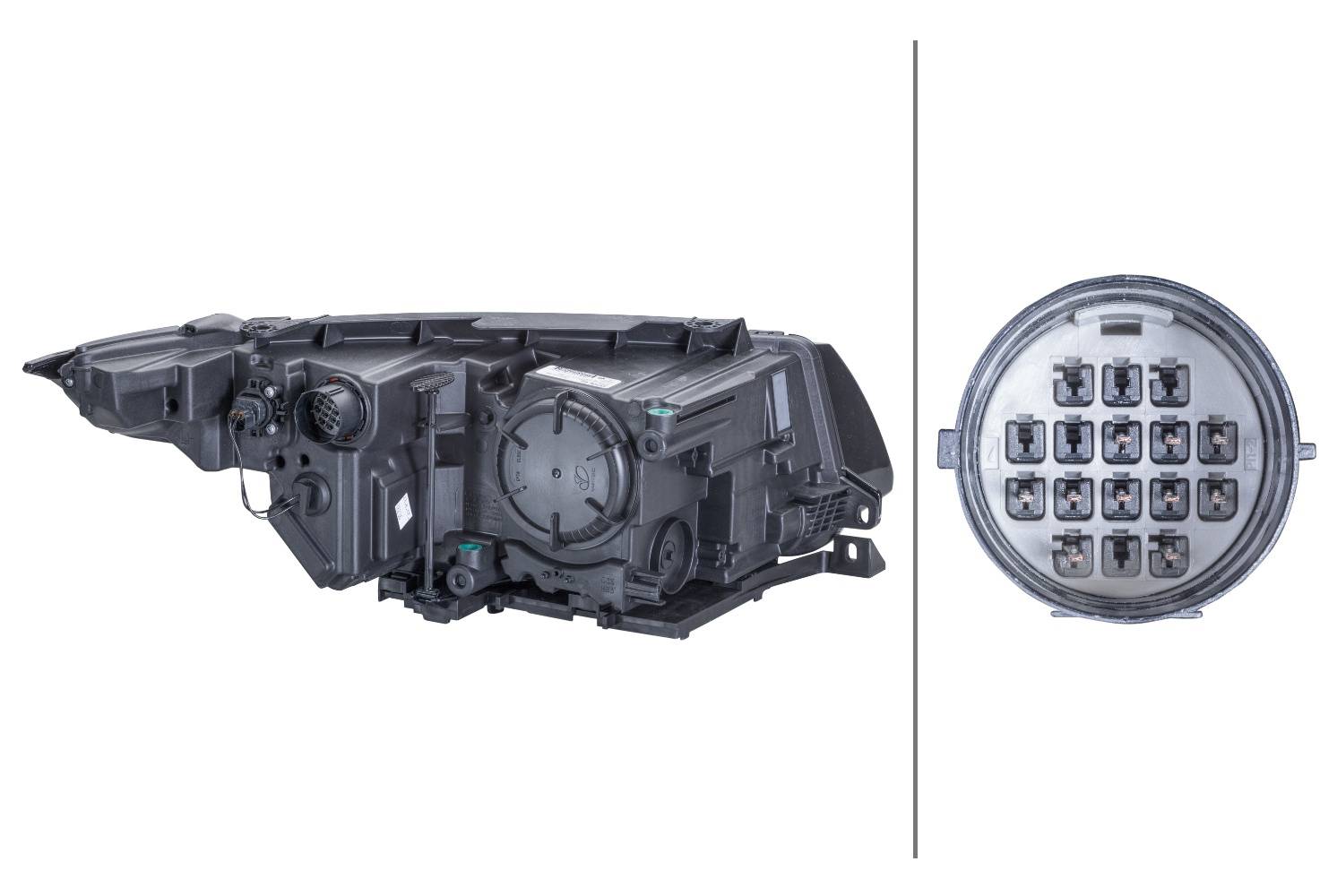 HELLA 1EE 354 835-011 Halogen-Hauptscheinwerfer - links - für u.a. Land Rover Range Rover Evoque (L5