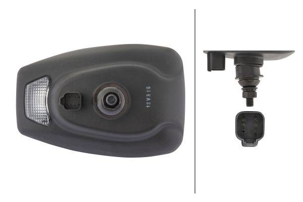 HELLA 1EE 996 174-211 Halogen-Hauptscheinwerfer - Combi 220 - 12V - Anbau/Einbau - 6-polig - links