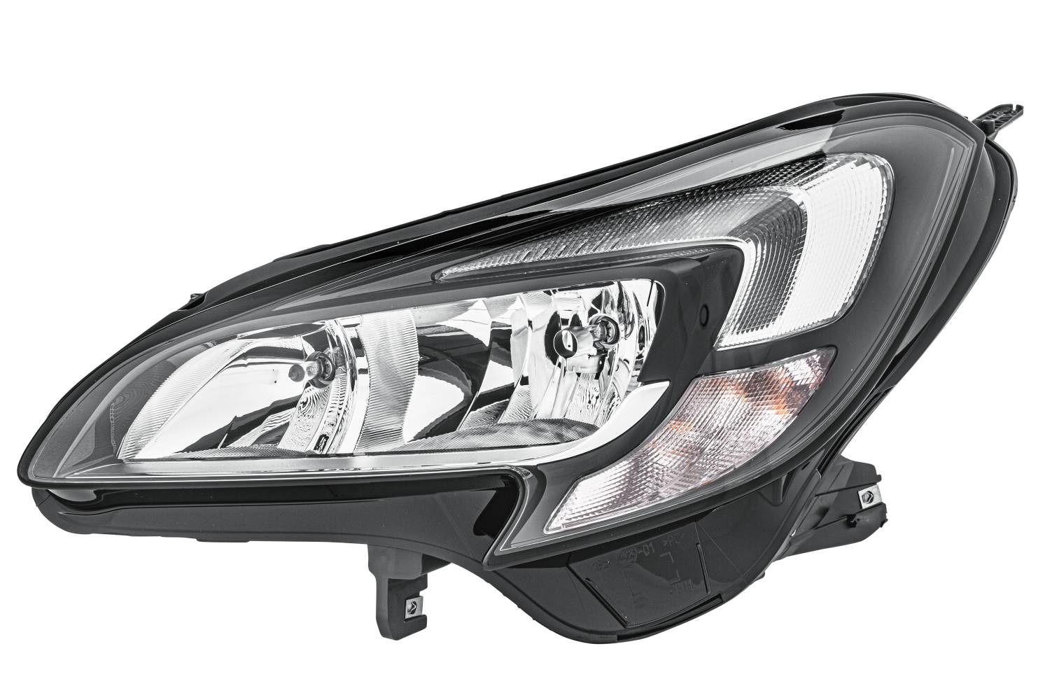 HELLA 1EF 011 830-051 FF/Halogen/LED-Hauptscheinwerfer - links - für u.a. Opel Corsa E (X15)