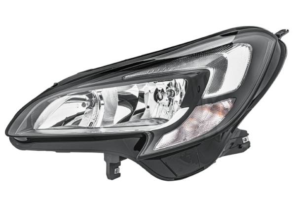 HELLA 1EF 011 830-051 FF/Halogen/LED-Hauptscheinwerfer - links - für u.a. Opel Corsa E (X15)