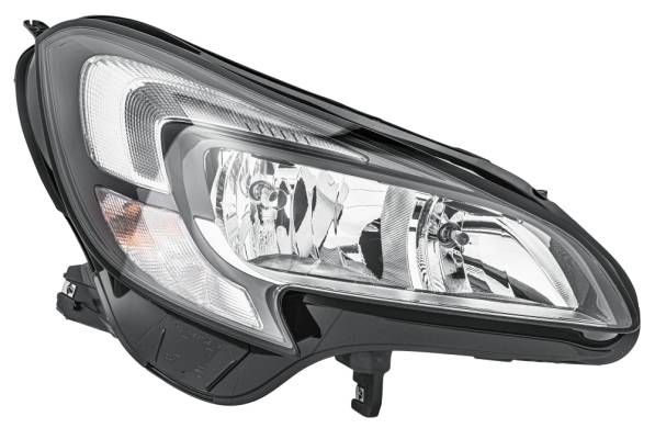 HELLA 1EF 011 830-061 Halogen/LED-Hauptscheinwerfer - rechts - für u.a. Opel Corsa E (X15)