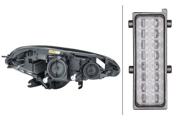 HELLA 1EF 011 830-091 Bi-Xenon/LED-Hauptscheinwerfer - links - für u.a. Opel Corsa E (X15)