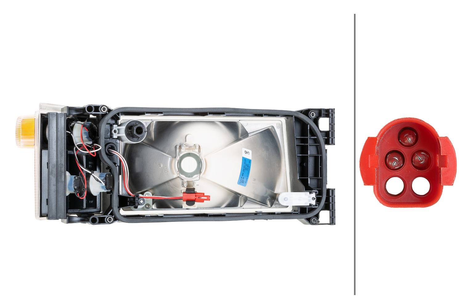 HELLA 1EG 007 150-091 Halogen-Hauptscheinwerfer - links