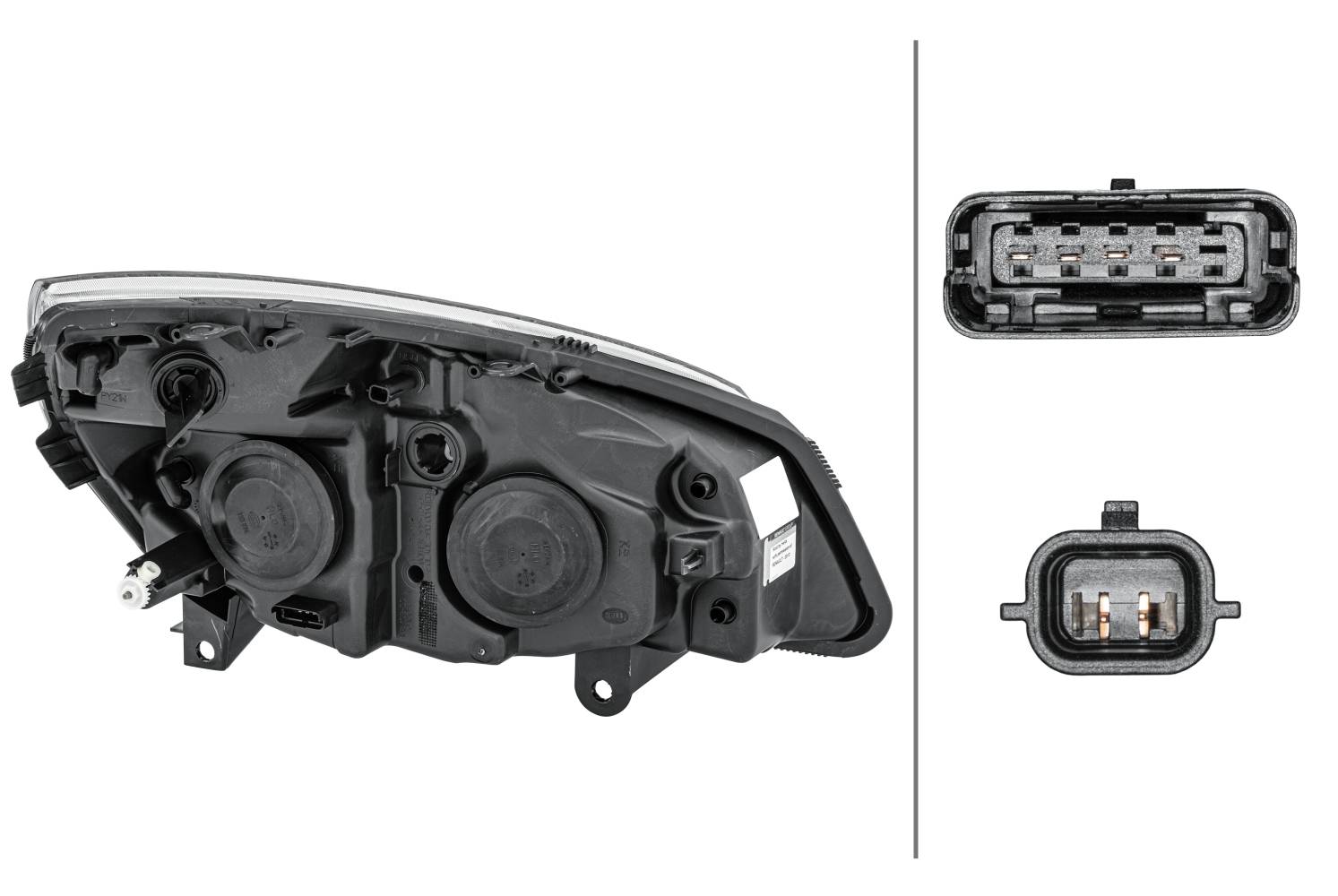 HELLA 1EG 008 862-171 Halogen-Hauptscheinwerfer - links - für u.a. Renault Scénic II (Jm0/1_)