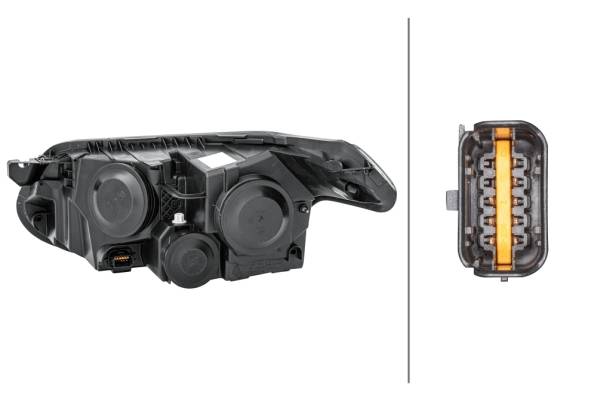 HELLA 1EG 009 767-021 FF/Halogen-Hauptscheinwerfer - rechts - für u.a. Citroën C3 Picasso (Sh_)