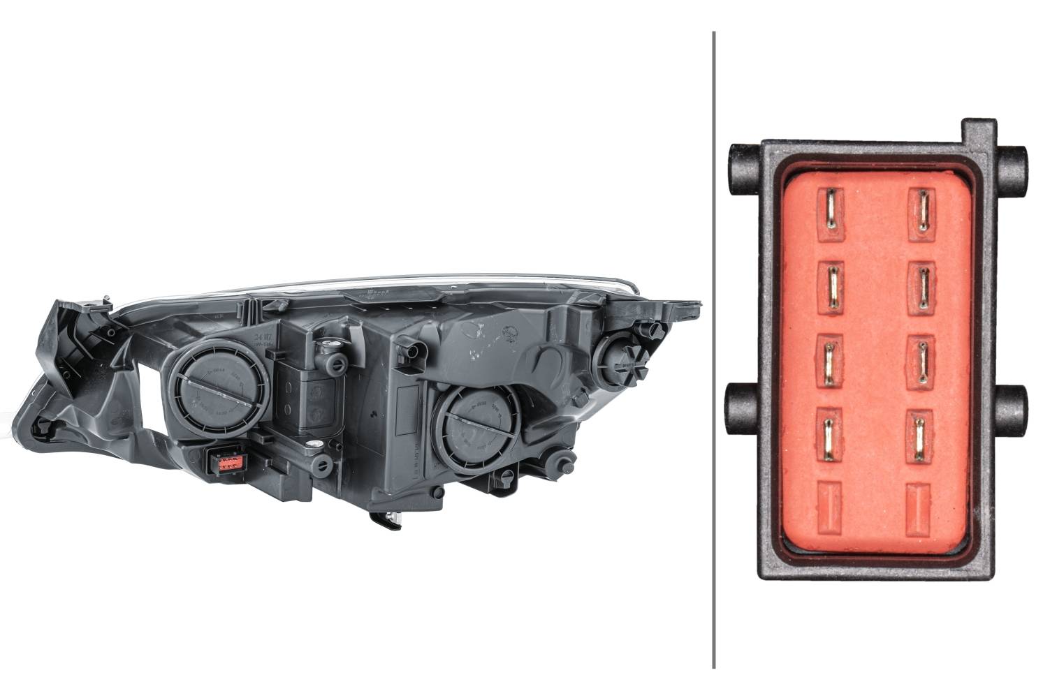 HELLA 1EG 010 011-681 FF/Halogen-Hauptscheinwerfer - rechts - für u.a. Opel Astra J (P10)
