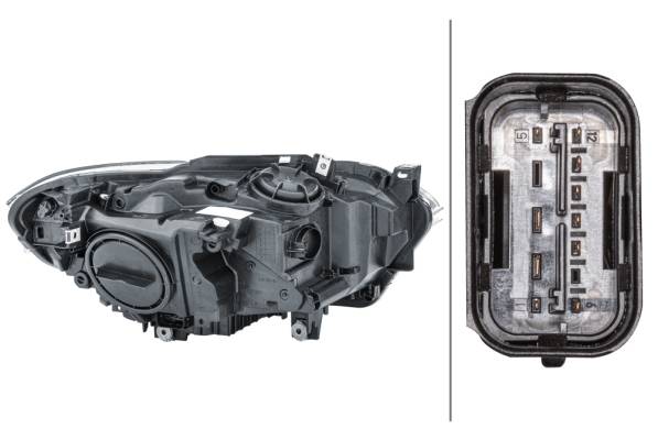 HELLA 1EG 010 741-071 FF/Halogen-Hauptscheinwerfer - links - für u.a. BMW 1 (F21)