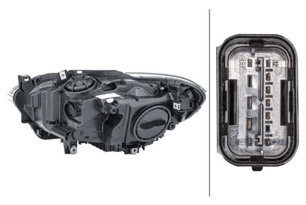 HELLA 1EG 010 741-081 FF/Halogen-Hauptscheinwerfer - rechts - für u.a. BMW 1 (F21)