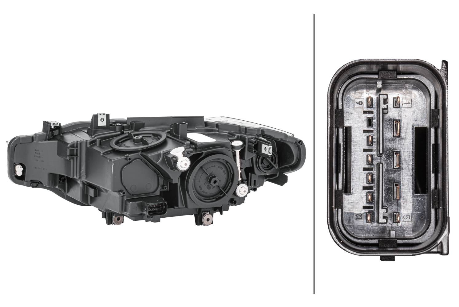 HELLA 1EG 012 101-921 FF/Halogen-Hauptscheinwerfer - rechts - für u.a. BMW 3 (F30, F80)