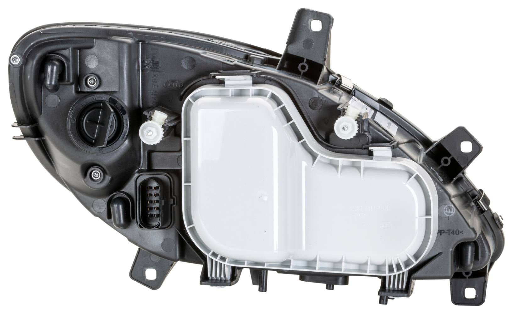 HELLA 1EG 246 041-011 Halogen-Hauptscheinwerfer - links - für u.a. MB Vito / Mixto Box (W639)