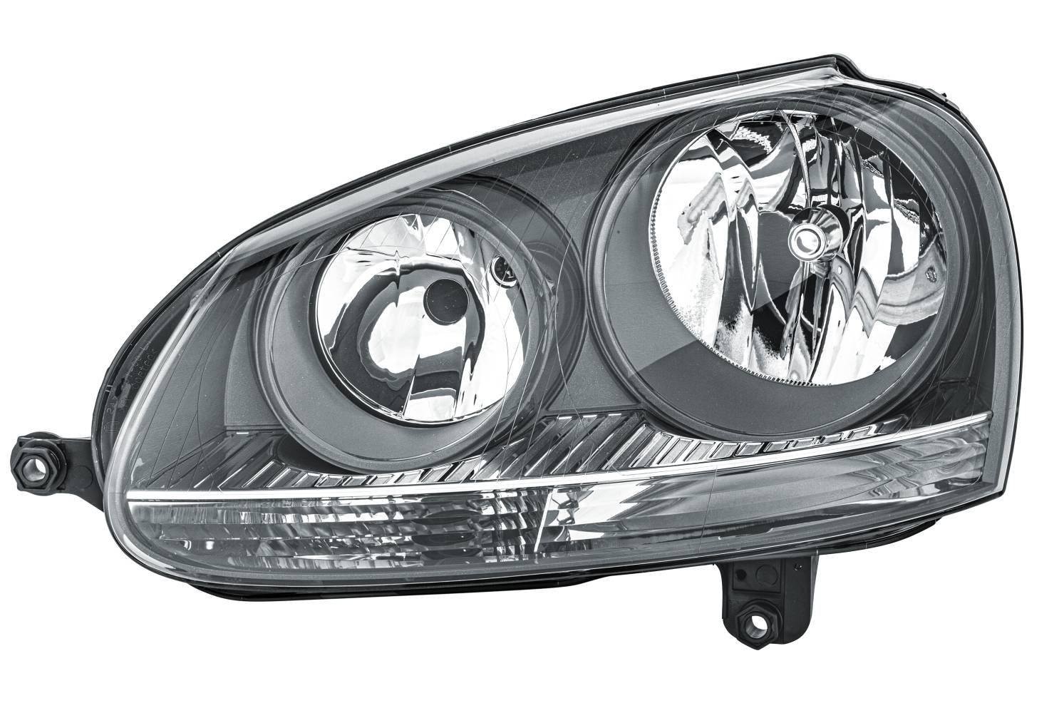 HELLA 1EG 247 007-411 Halogen-Hauptscheinwerfer - links - für u.a. VW Golf V (1K1)
