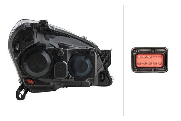 HELLA 1EG 270 370-311 Halogen-Hauptscheinwerfer - links - für u.a. Opel Astra H (A04)