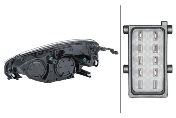 HELLA 1EH 354 811-061 Glühlampe-Hauptscheinwerfer - rechts - für u.a. Opel Adam (M13)