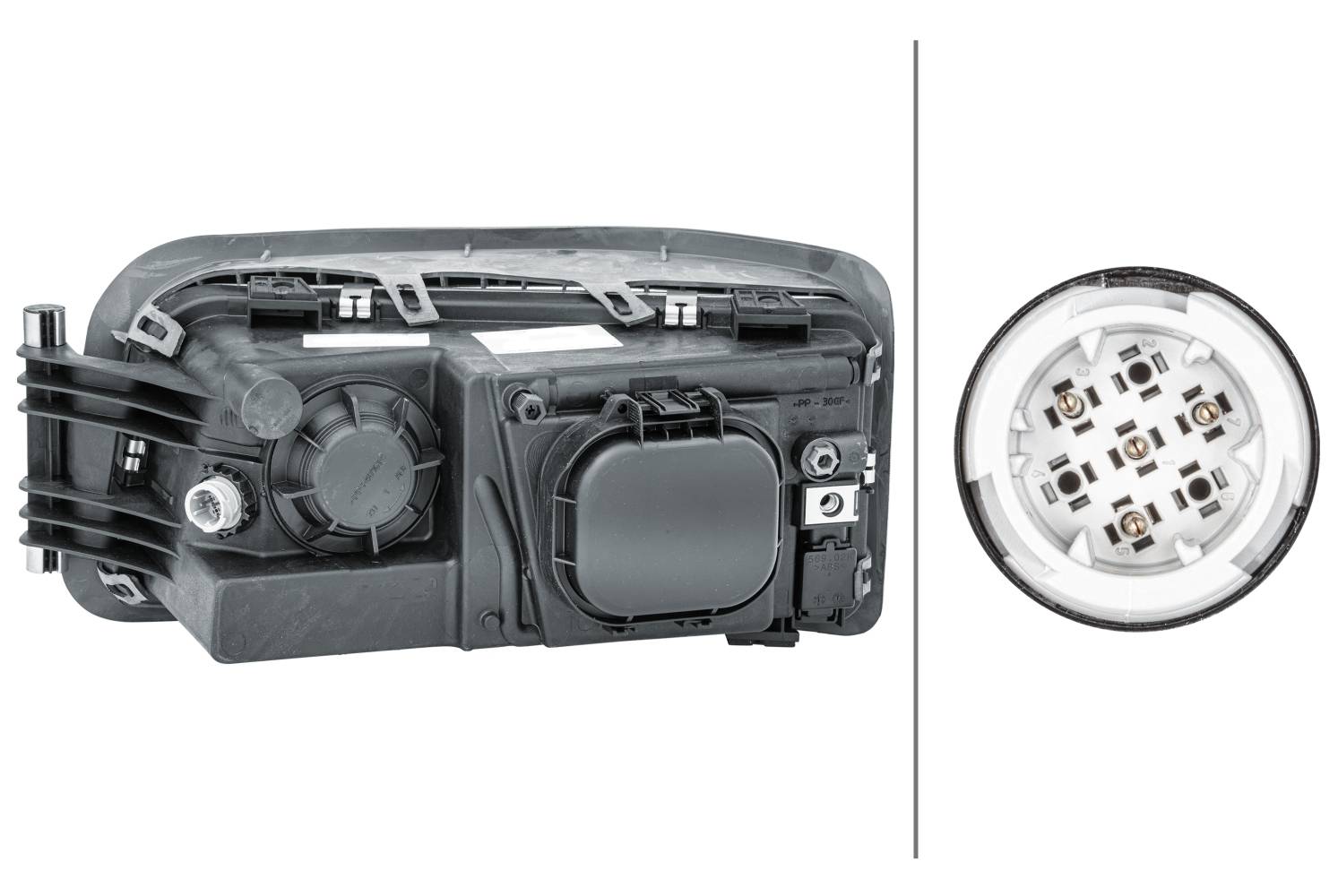 HELLA 1EH 354 984-021 Halogen-Hauptscheinwerfer - rechts