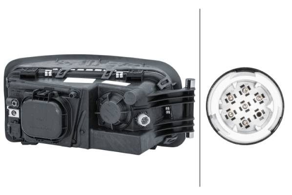 HELLA 1EH 354 984-031 Halogen-Hauptscheinwerfer - links