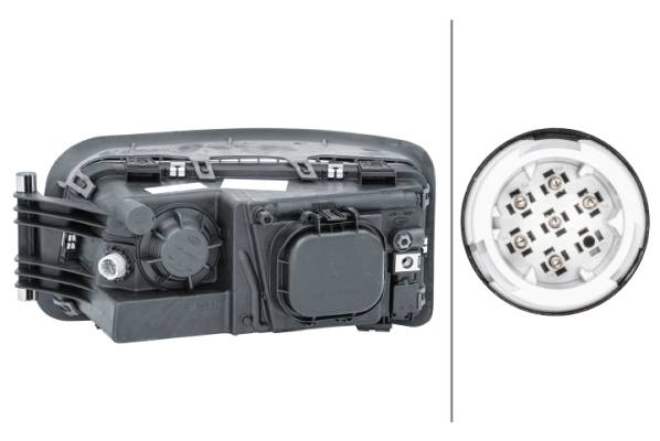 HELLA 1EH 354 984-041 Halogen-Hauptscheinwerfer - rechts
