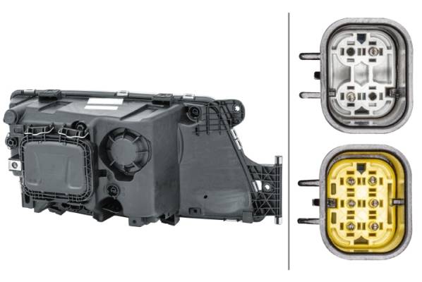 HELLA 1EH 354 987-051 Halogen-Hauptscheinwerfer - links