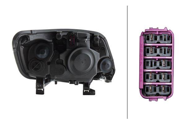 HELLA 1EJ 009 696-711 FF/Halogen-Hauptscheinwerfer - links - für u.a. Ford Kuga I