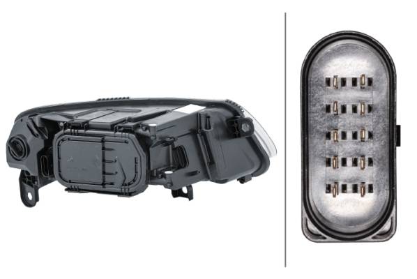 HELLA 1EJ 009 925-011 Halogen-Hauptscheinwerfer - links - für u.a. Audi (Faw) A6L (C6, 4Z8)