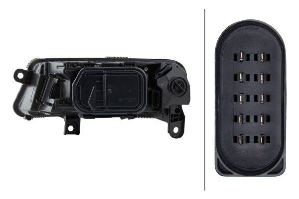 HELLA 1EJ 009 925-021 Halogen-Hauptscheinwerfer - rechts - für u.a. Audi (Faw) A6L (C6, 4Z8)