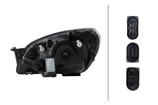 HELLA 1EJ 010 672-021 Halogen-Hauptscheinwerfer - rechts - für u.a. Skoda Citigo