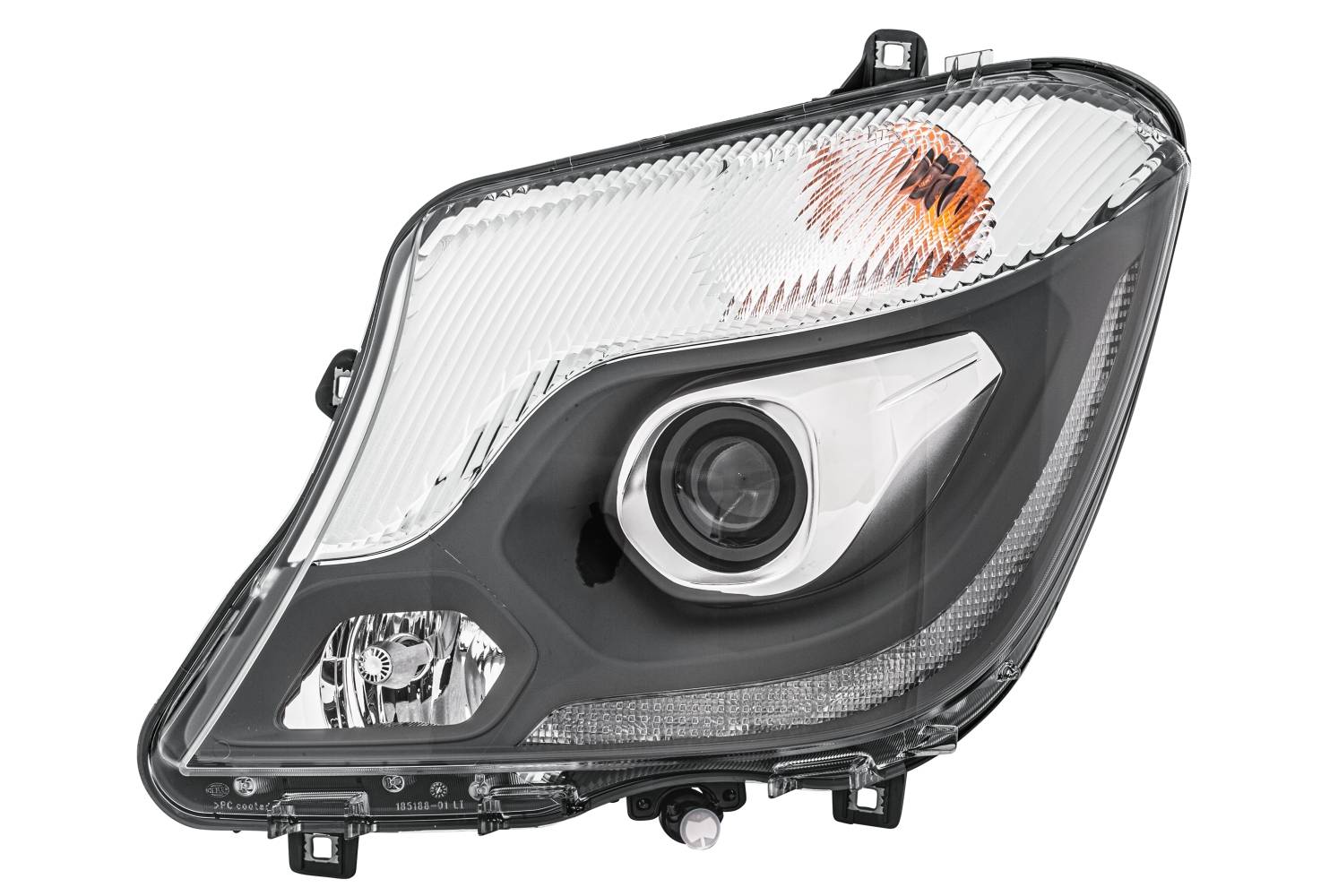 HELLA 1EJ 011 030-311 Bi-Xenon/FF/LED-Hauptscheinwerfer - links - für u.a. MB Sprinter 3,5-T Box (90