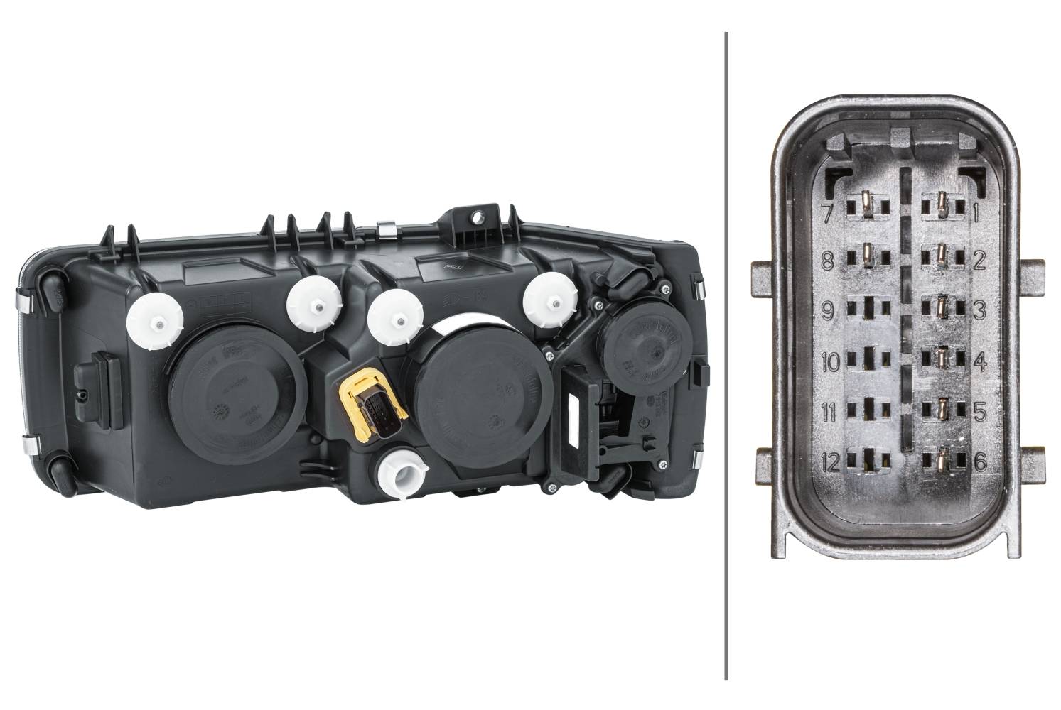 HELLA 1EJ 011 287-141 FF/Halogen-Hauptscheinwerfer - rechts - für u.a. DAF LF