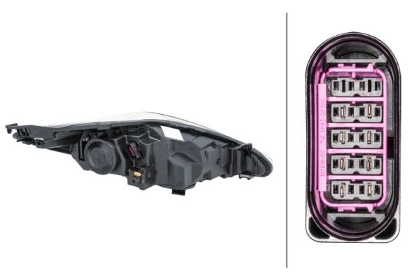 HELLA 1EJ 247 045-311 FF/Halogen-Hauptscheinwerfer - links - für u.a. Ford Fiesta VI (Cb1, Ccn)