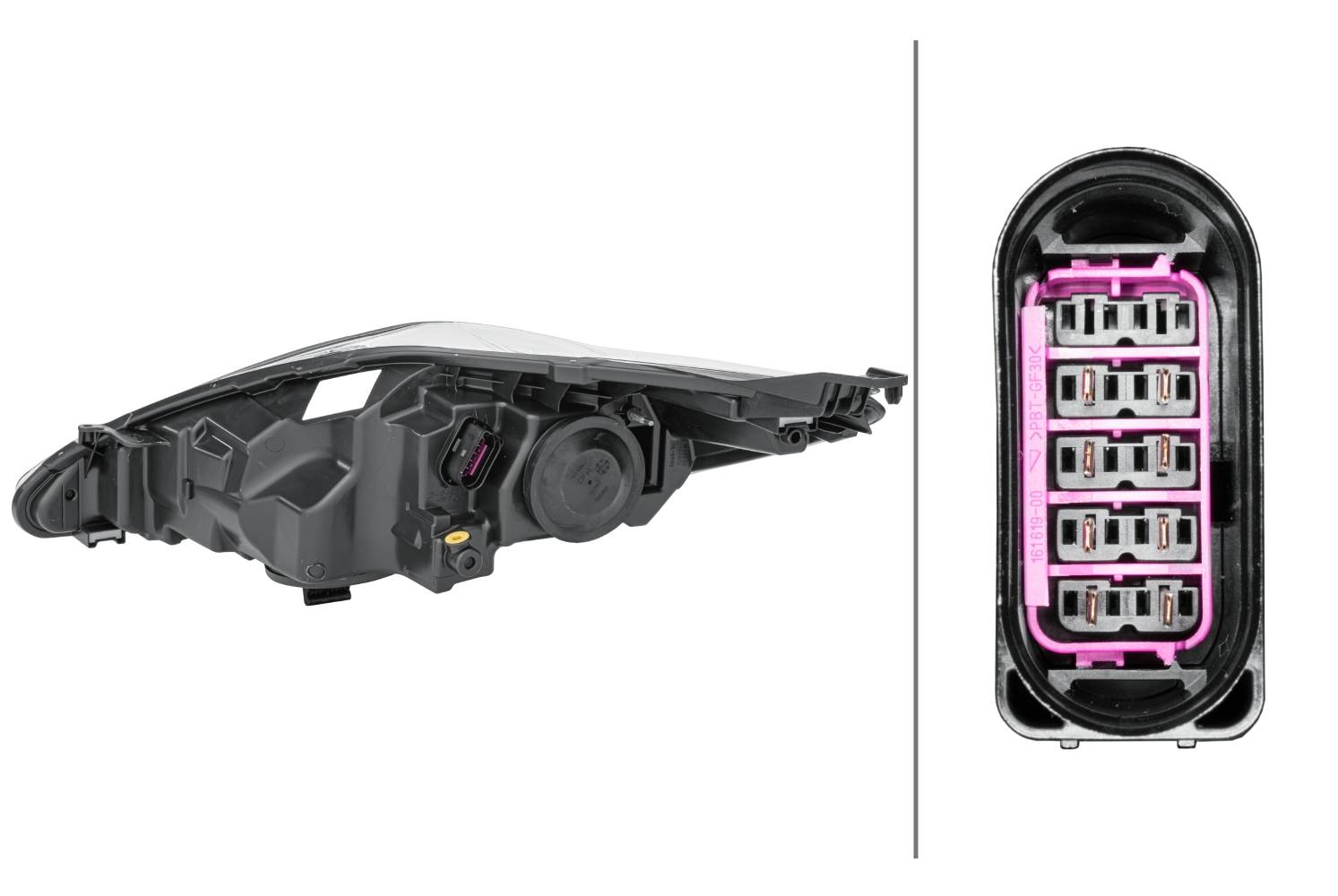 HELLA 1EJ 247 045-321 FF/Halogen-Hauptscheinwerfer - rechts - für u.a. Ford Fiesta VI (Cb1, Ccn)
