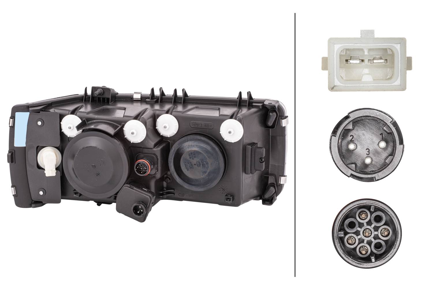 HELLA 1EJ 247 046-011 Halogen-Hauptscheinwerfer - links