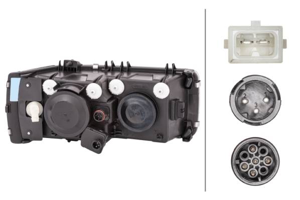 HELLA 1EJ 247 046-011 Halogen-Hauptscheinwerfer - links