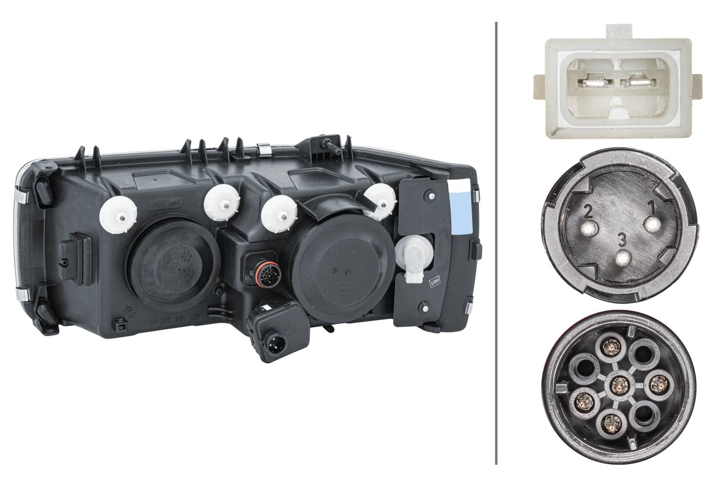 HELLA 1EJ 247 046-021 Halogen-Hauptscheinwerfer - rechts