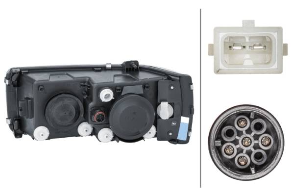 HELLA 1EJ 247 046-031 Halogen-Hauptscheinwerfer - links