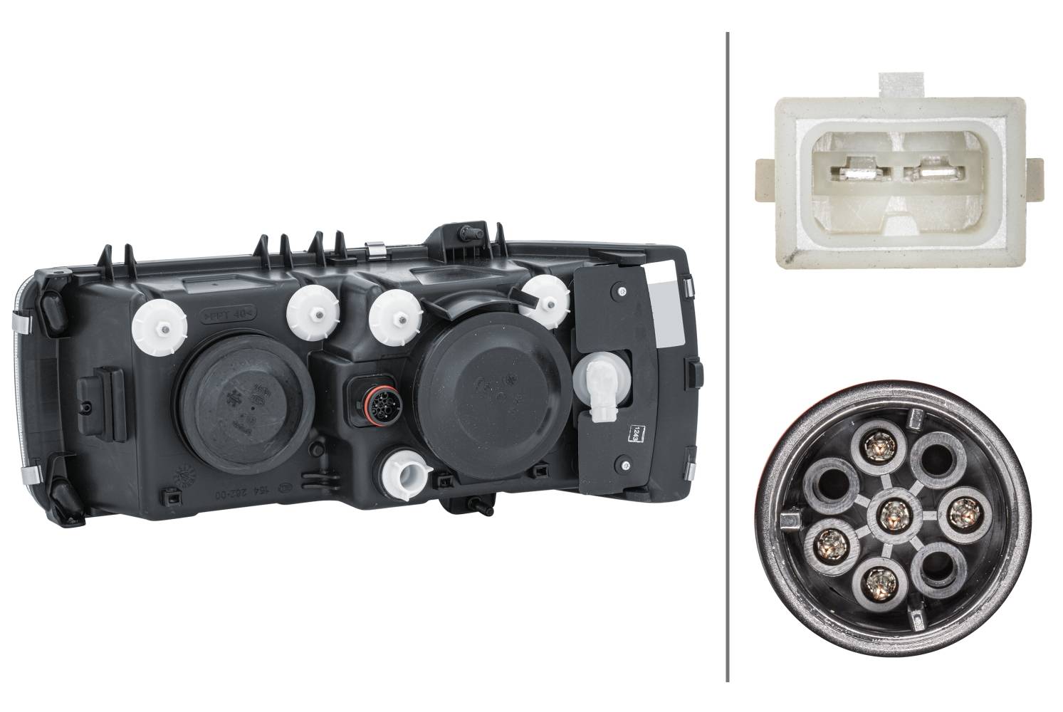 HELLA 1EJ 247 046-041 Halogen-Hauptscheinwerfer - rechts