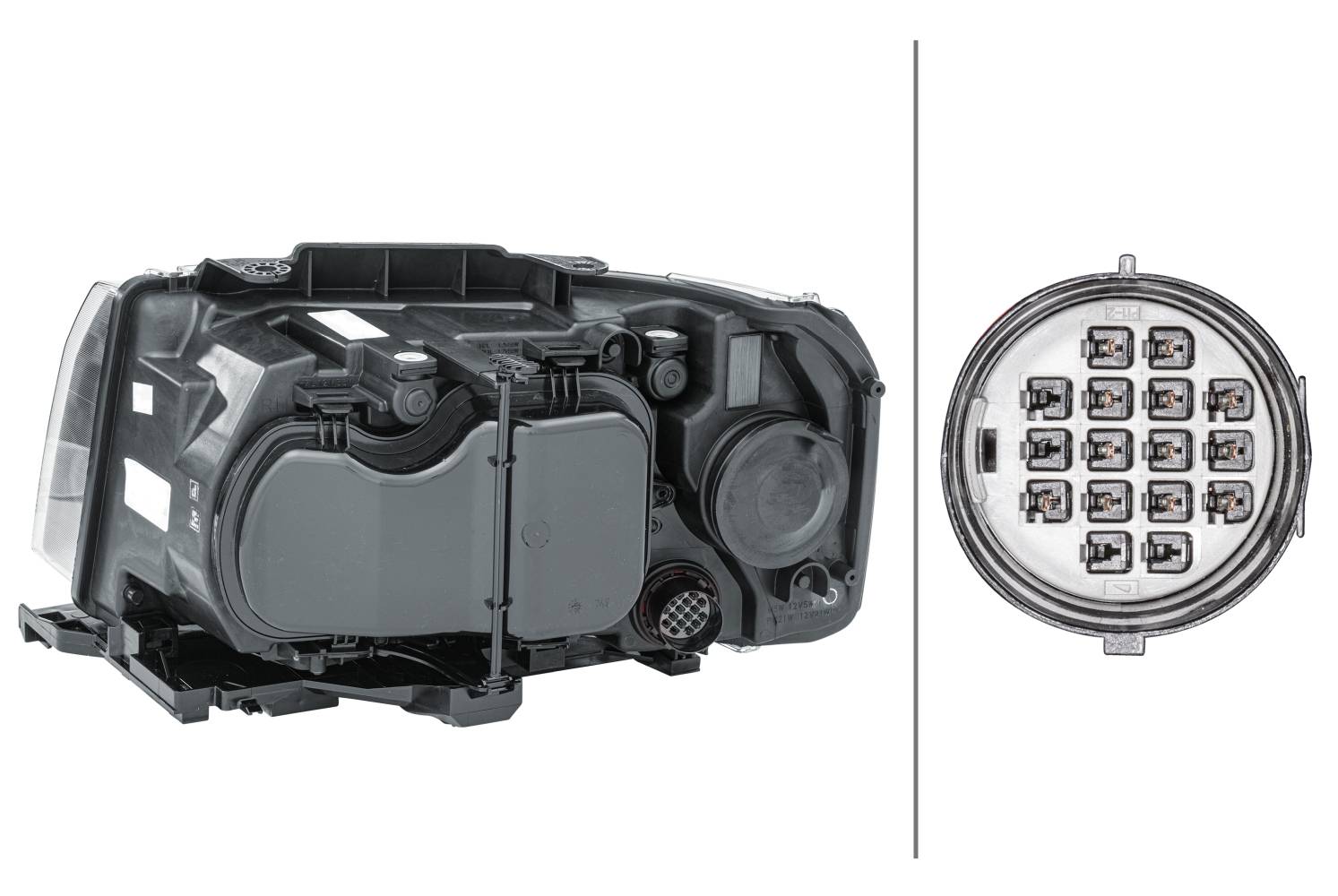 HELLA 1EJ 354 813-041 Halogen/LED-Hauptscheinwerfer - rechts - für u.a. Land Rover Freelander 2 (L35