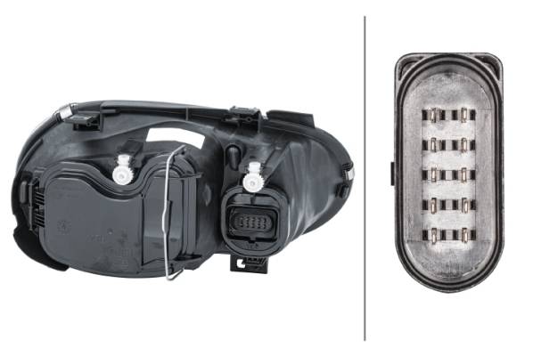 HELLA 1EL 007 700-151 DE/FF/Halogen-Hauptscheinwerfer - links - für u.a. VW Golf IV (1J1)