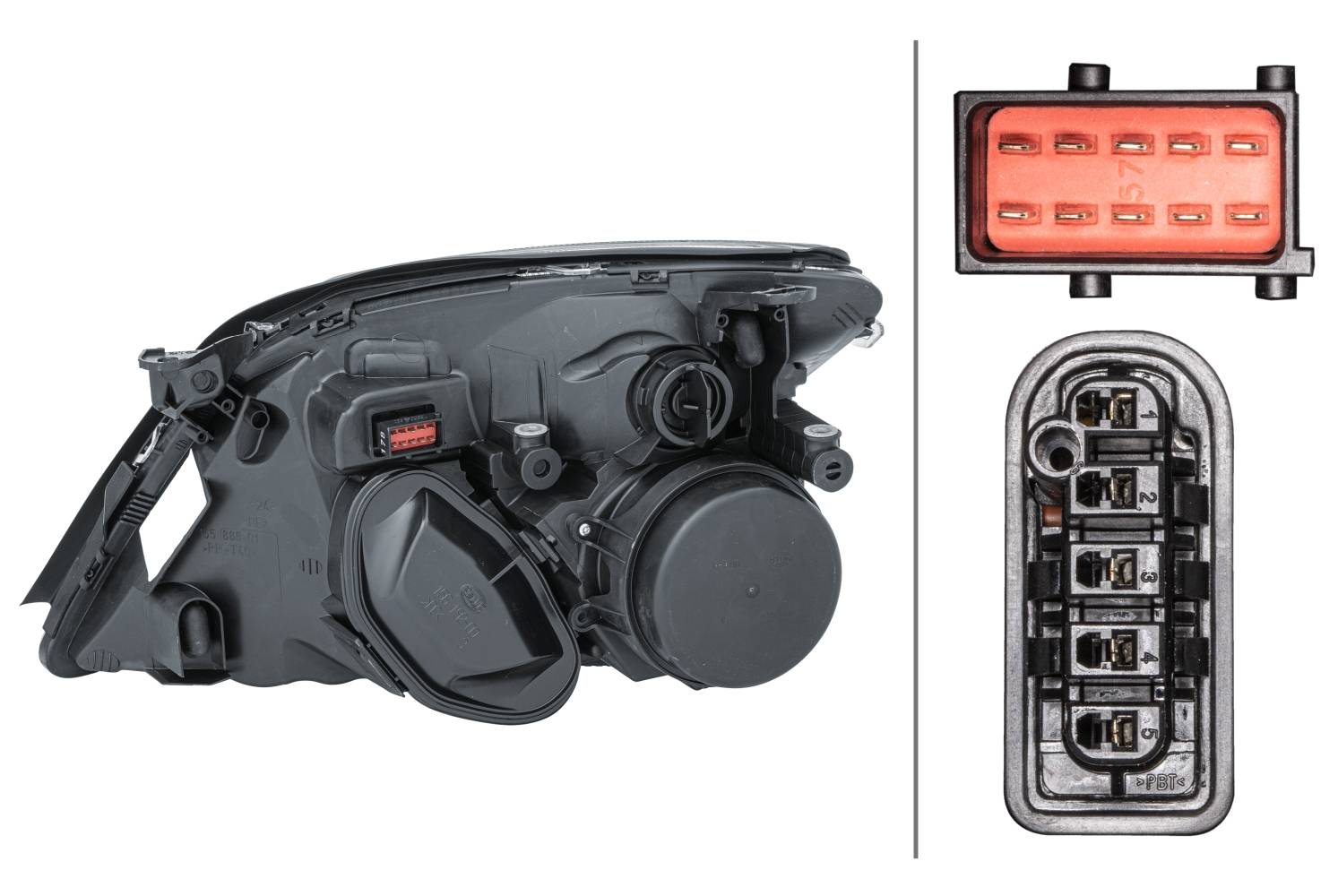 HELLA 1EL 008 321-081 DE/Halogen/Xenon-Hauptscheinwerfer - rechts - für u.a. Opel Vectra C (Z02)