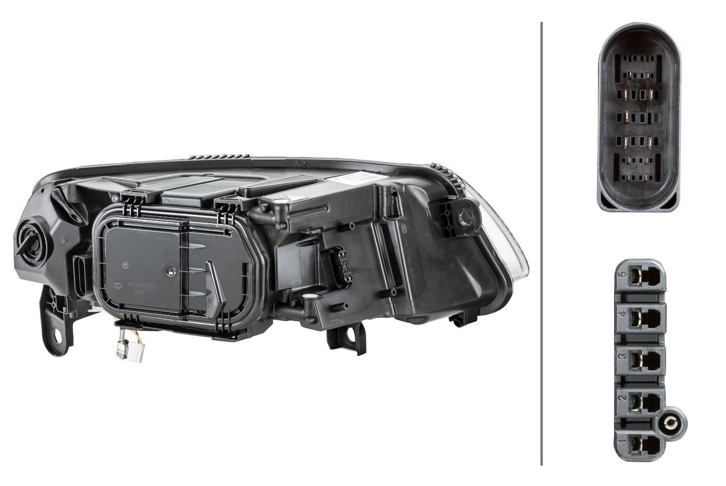 HELLA 1EL 008 881-411 Bi-Xenon-Hauptscheinwerfer - links - für u.a. Audi (Faw) A6L (C6, 4Z8)