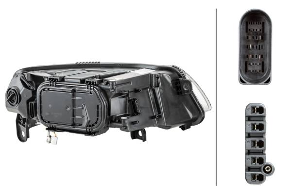 HELLA 1EL 008 881-411 Bi-Xenon-Hauptscheinwerfer - links - für u.a. Audi (Faw) A6L (C6, 4Z8)