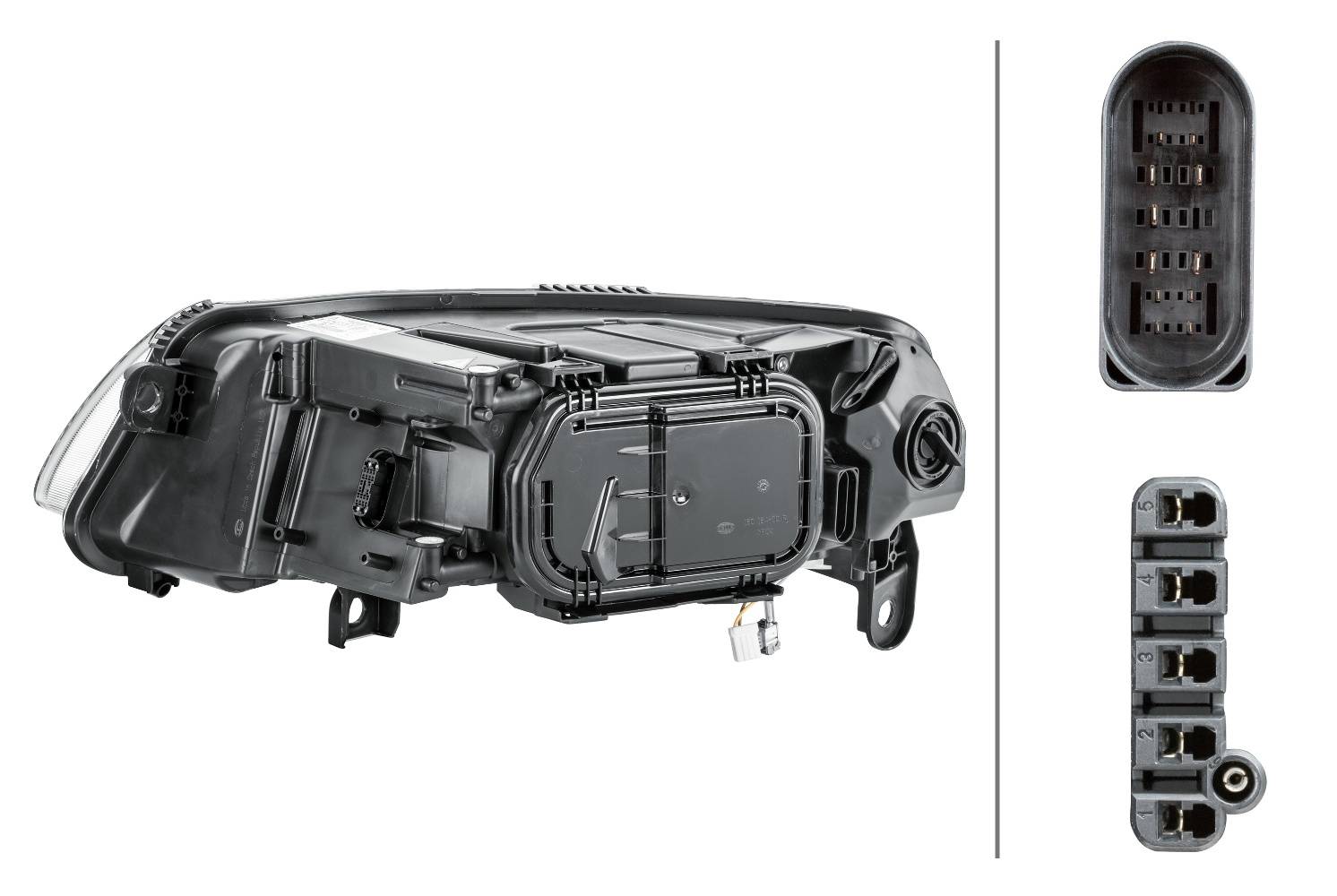 HELLA 1EL 008 881-421 Bi-Xenon-Hauptscheinwerfer - rechts - für u.a. Audi (Faw) A6L (C6, 4Z8)
