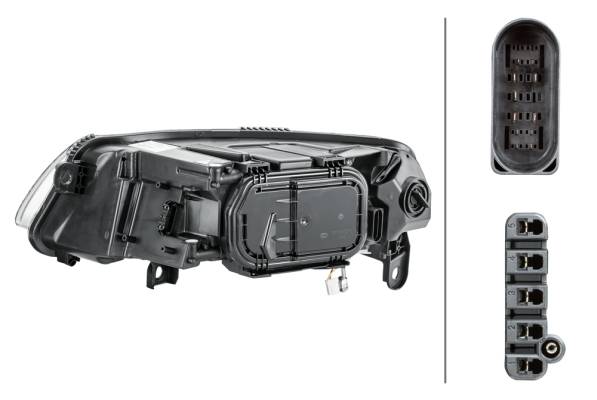 HELLA 1EL 008 881-421 Bi-Xenon-Hauptscheinwerfer - rechts - für u.a. Audi (Faw) A6L (C6, 4Z8)