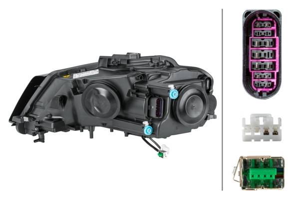 HELLA 1EL 009 648-401 Bi-Xenon/LED-Hauptscheinwerfer - rechts - für u.a. Audi A3 (8P1)